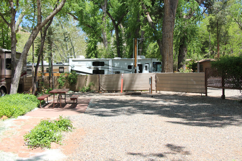 RV Site #55 - Rancho Sedona RV Park